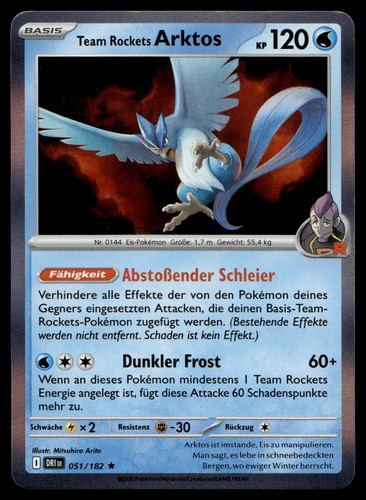 Team rockets arktos holo - rockets,