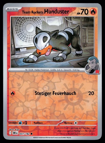 Team rockets hunduster 037 182 - team,