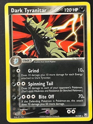 Dark tyranitar 109 rare - 19/109,