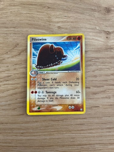 Piloswine 109 holo rare ex - 13/109,
