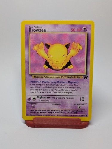 Pokémon drowzee team - drowzee, 54/82
