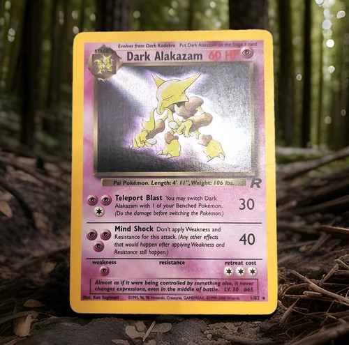 Pokémon tcg dark alakazam - pokémon,
